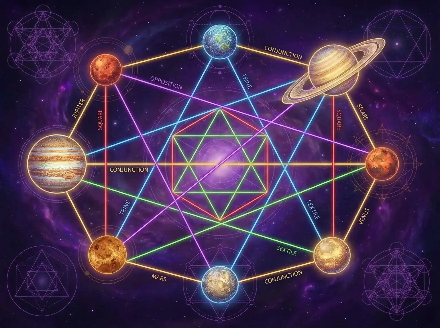 行星相位解读 - 东江日香理 | 占星学进阶